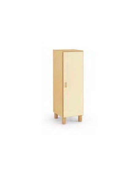 ARMADIO SPOGLIATOIO 2 POSTI CON 1 ANTA STRUTTURA NOBILITATO LARICE - cm 36x41x114H