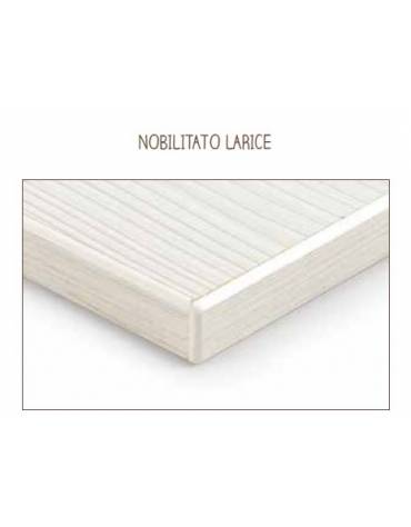 ARMADIO SPOGLIATOIO 4 POSTI CON 2 ANTE STRUTTURA NOBILITATO LARICE - cm 70x41x114H