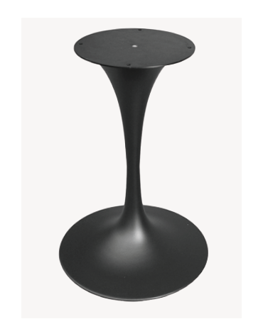 Base per tavolo con struttura in metallo verniciato COLORE NERO - per tavolo rotondo - cm Ø51x71h