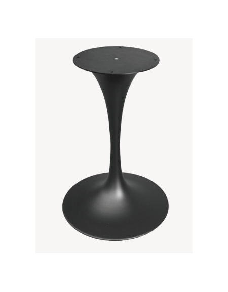 Base per tavolo con struttura in metallo verniciato COLORE NERO - per tavolo rotondo - cm Ø51x71h