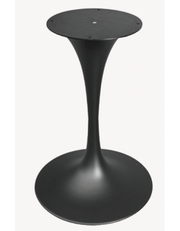 Base per tavolo con struttura in metallo verniciato COLORE NERO - per tavolo rotondo - cm Ø60x71h