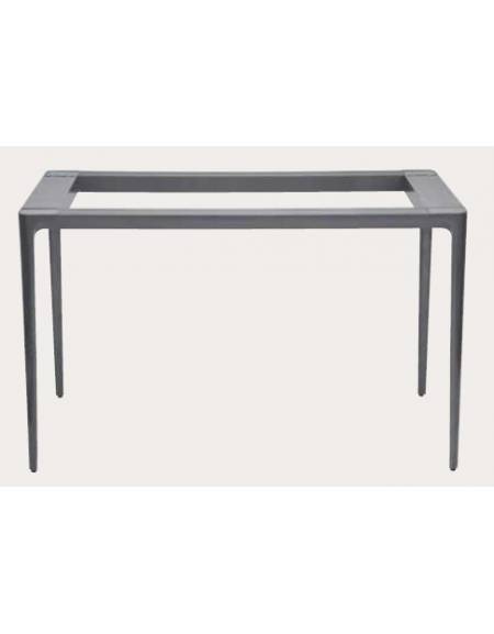 Base struttura in alluminio verniciato colore a scelta - per tavolo rettangolare - cm 180x90x72,5h