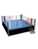 Ring boxe regolamentare. Struttura in acciaio verniciato con misure esterne cm 740x740