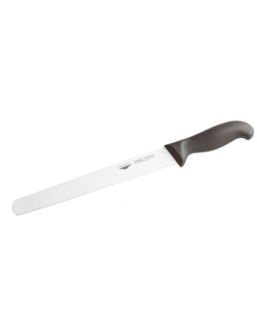 Coltello pane in acciaio inox con manico PP - cm 25 - colori vari