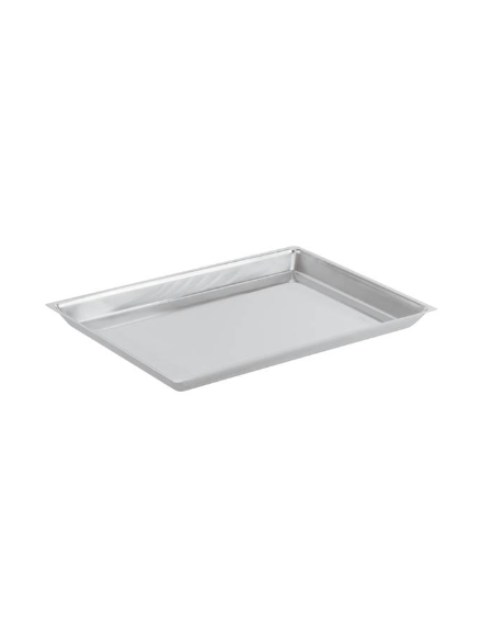 Vassoio espositore rettangolare in acciaio inox - cm 29x21x2h