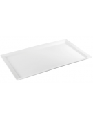 Vassoio sushi in melamina di colore bianco - cm 53x32,5