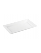 Vassoio sushi in melamina di colore bianco - cm 26,5x16,2 - GN 1/1