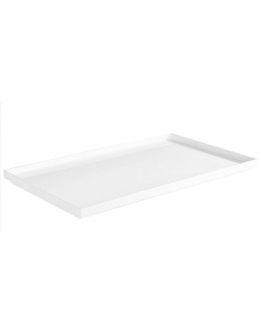 Vassoio espositore per buffet in melamina colore bianco - GN 1/1 - cm 53x32,5x3h