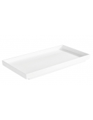 Vassoio espositore per buffet in melamina colore bianco - GN 1/3 - cm 32,5x26,5x3h