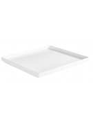 Vassoio espositore per buffet in melamina colore bianco - GN 2/3 - cm 35,4x32,5x3h