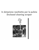 Macchina per caffè in acciaio inox, indicatore di livello - capacità 6 Lt.