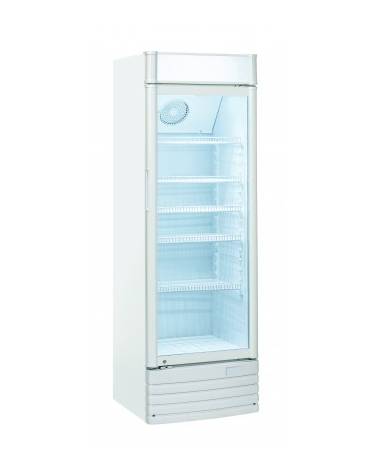 Vetrina bevande refrigerata statica con ventilazione assistita +1 / +9° C - 350 Lt - Classe D - mm 600x570x1835h