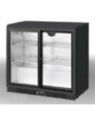 Espositore refrigerato ventilato retrobanco - controllo digitale - 208 lt. - +2 / +10 °C - 2 porte scorrevoli - mm 900x520x900h