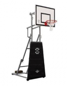 Impianto minibasket, pieghevole, altezza canestro regolabile da 210 a 305 cm., tabellone 110x90 cm.