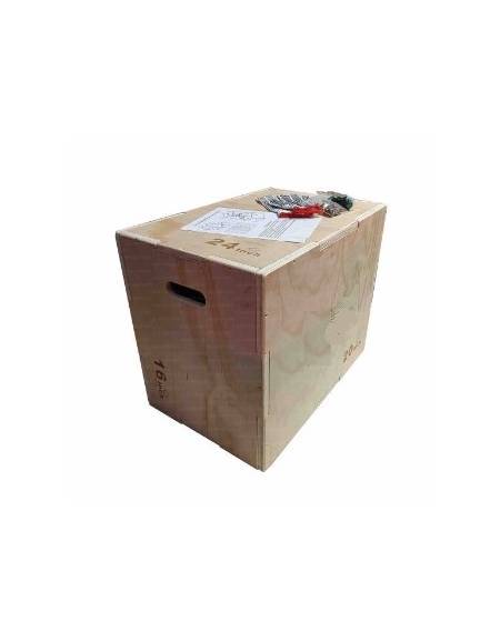 Plyo box in legno 3 in 1 con altezza variabile - cm 40x50x60