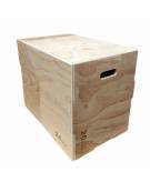 Plyo box in legno 3 in 1 con altezza variabile - cm 50x60x70