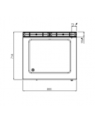 BAGNOMARIA ELETTRICO 2 x 1/1 GN TOP