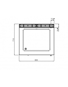 BAGNOMARIA ELETTRICO 2 x 1/1 GN SU VANO