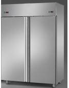 Armadio Comb. Refrigerato Inox a doppia temp. TN+TN 2 porte cm 142x80x203h