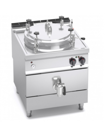 PENTOLA ELETTRICA RISCALDAMENTO INDIRETTO 150 LT CON AUTOCLAVE