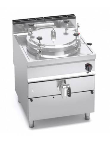 PENTOLA GAS RISCALDAMENTO INDIRETTO 100 LT CON AUTOCLAVE