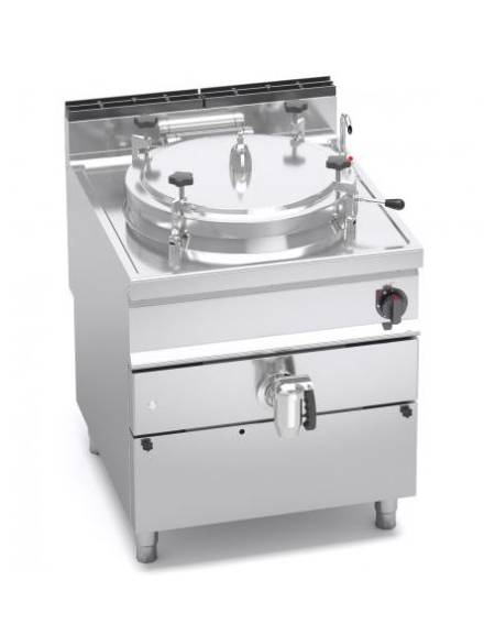 PENTOLA GAS RISCALDAMENTO INDIRETTO 100 LT CON AUTOCLAVE