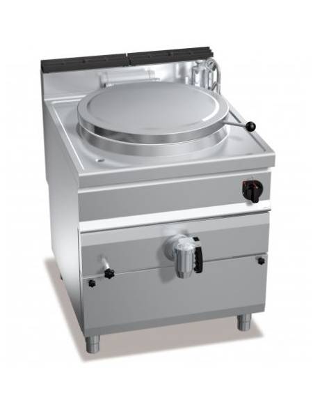 PENTOLA GAS RISCALDAMENTO INDIRETTO 200 LT KW 34,5 CON AUTOCLAVE