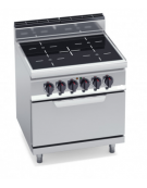 CUCINA AD INFRAROSSO 4 ZONE + FORNO ELETTRICO GN 2/1