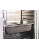 Armadio refrigerato porte a vetri GN 2/1 inox AISi 304, refrigerazione ventilata - temperatura +3/+10°C - mm 1250x685x1435h