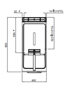 FRIGGITRICE PROFESSIONALE A GAS 1 VASCA LT 20 - COMANDI ELETTRONICI - cm 40x90x90h