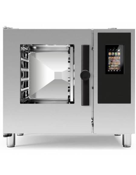 Forno a convezione ventilato professionale elettrico 7 teglie gn 1/1 - Comandi Touch Screen