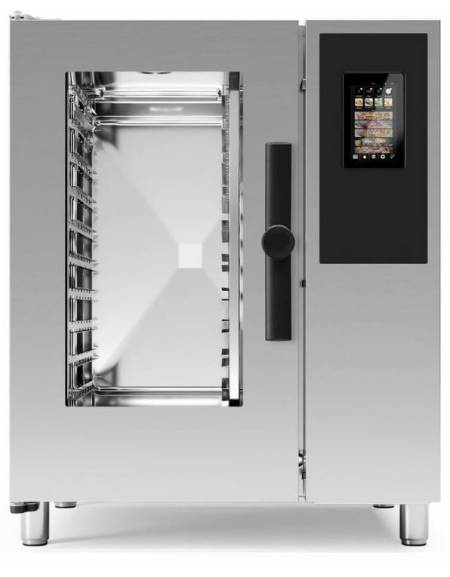 Forno a convezione ventilato professionale elettrico 10 teglie gn 1/1 - Comandi Touch Screen