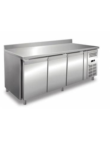 Tavolo refrigerato con alzatina 3 Porte cm. 179,5x60x85h