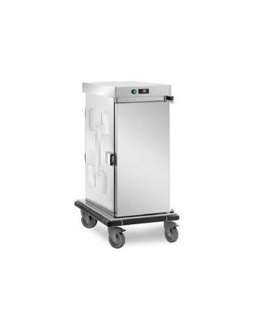 Carrello thermobox refrigerato in acciaio inox 18/10 AISI 304 - cm 48,5x80,5x122h