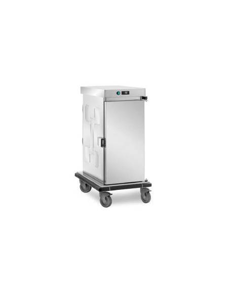 Carrello thermobox refrigerato in acciaio inox 18/10 AISI 304 - cm 48,5x80,5x122h