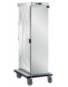 Carrello thermobox refrigerato in acciaio inox 18/10 AISI 304 - versione statica - 20 Teglie GN 1/1 - cm 60x80x173h