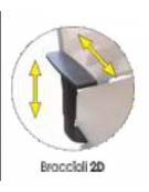 Poltrona direzionale braccioli regolabili - schienale a rete con supporto lombare cm 56x66x121/132h