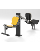 Attrezzo Doppio Gambe per l’allenamento dei muscoli quadricipiti e dei glutei - da tassellare - cm 215,1x58x110h