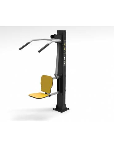 Lat Machine - Attrezzo utilizzato per l’allenamento dei muscoli dorsali, bicipiti e spalle - da interrare - cm 124x66x195h