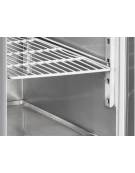 Saladette refrigerata inox per pizzeria top in marmo/vetro, 3 porte, 7 x GN1/3 , + 2° + 8°C - lt 570 - mm 1365×700×1095h