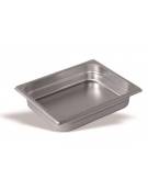 BACINELLA ACCIAIO INOX GASTRONORM CON FONDO DIFFUSORE PER INDUZIONE - GN 1/1 mm 530x325 - Altezza mm 65