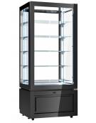 VETRINA GELATERIA DOPPIA VERTICALE STATICA 2 PORTE CON 1 MOTORE CM 138X62X189,5H