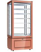 VETRINA GELATERIA DOPPIA VERTICALE STATICA 2 PORTE CON 1 MOTORE CM 138X62X189,5H