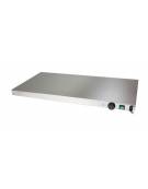 Piano caldo inox AISI 304 per riscaldare - potenza 600W - cm 100x50x6h