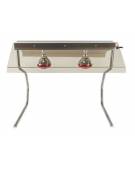 Telaio con 2 lampade a raggi infrarossi - cm 85x55x70h