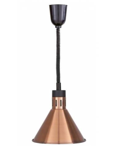 Lampada riscaldante a infrarossi a sospensione - colore Oro o Rame - potenza 250W - diametro 270 mm