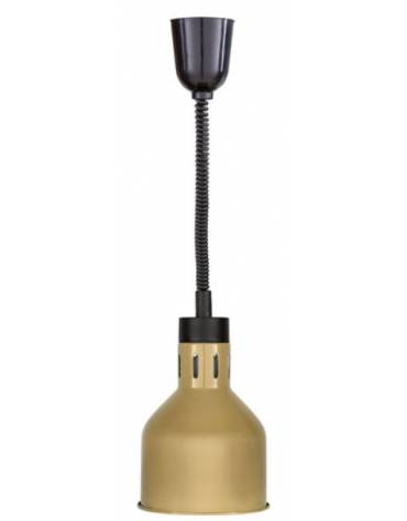 Lampada riscaldante a infrarossi a sospensione - colore Oro o Rame - potenza 250W - diametro 175 mm