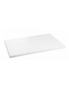 Tagliere rettangolare in polietilene - colore bianco - cm 50x30x2h