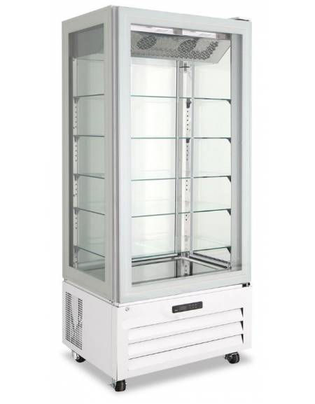 Vetrina verticale refrigerata no frost ad 1 porta battente - capacità 470 Lt - temperatura -18°C/-24°C - mm 670x718x2026h