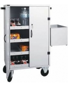 Carrello per rifornimento minibar frigobar cm 80x50x118h